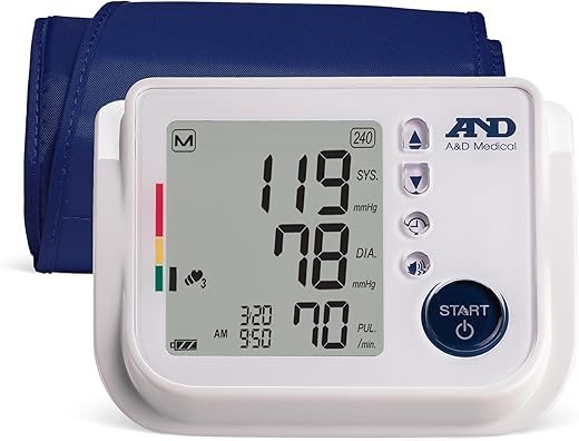 A&D Medical Talking Blood Pressure Monitor With TriCheck Mode