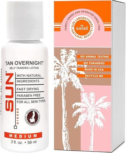 Giesee Tan Overnight Self Tanning Lotion