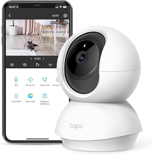 Tapo Tapo Pan/Tilt Security Camera, 1080P