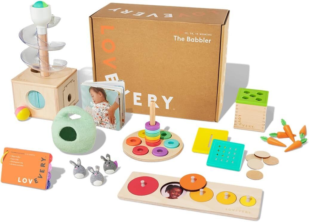 Lovevery The Babbler Play Kit – Montessori Toddler Toy