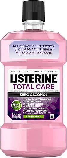 Listerine Total Care Alcohol-Free Fluoride Mouthwash