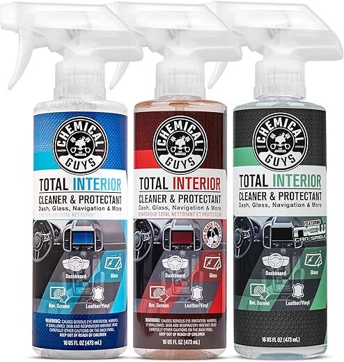 Chemical Guys Total Interior Cleaner & Protectant Multi-Scent 3 Pack