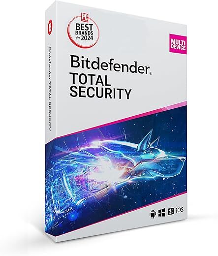 Bitdefender Total Security 2024 – 5 Devices, 2 Years