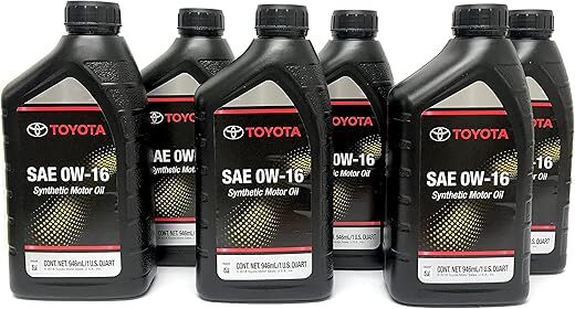 Toyota Toyota 0W16 Synthetic Oil 1qt 00279-16QTE