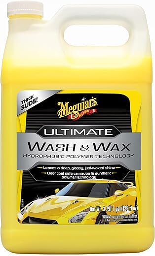 Meguiar’s Ultimate Wash And Wax Car Cleaner, 1 Gallon