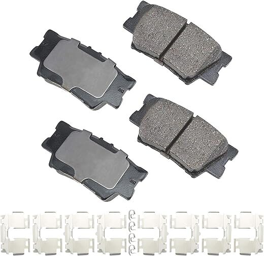Akebono Ultra-Premium Ceramic Rear Disc Brake Pads ACT1212A