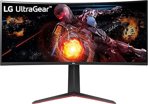 LG UltraGear 34-Inch Curved Gaming Monitor 34GP63A-B