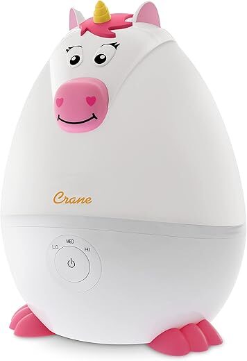 Crane Ultrasonic Mini Humidifiers, Half Gallon, Unicorn