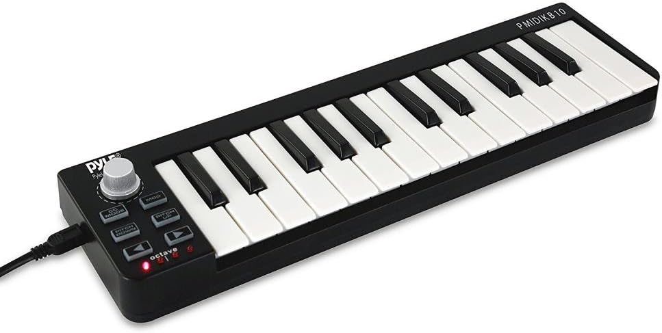Pyle USB MIDI Keyboard Controller – 25 Key