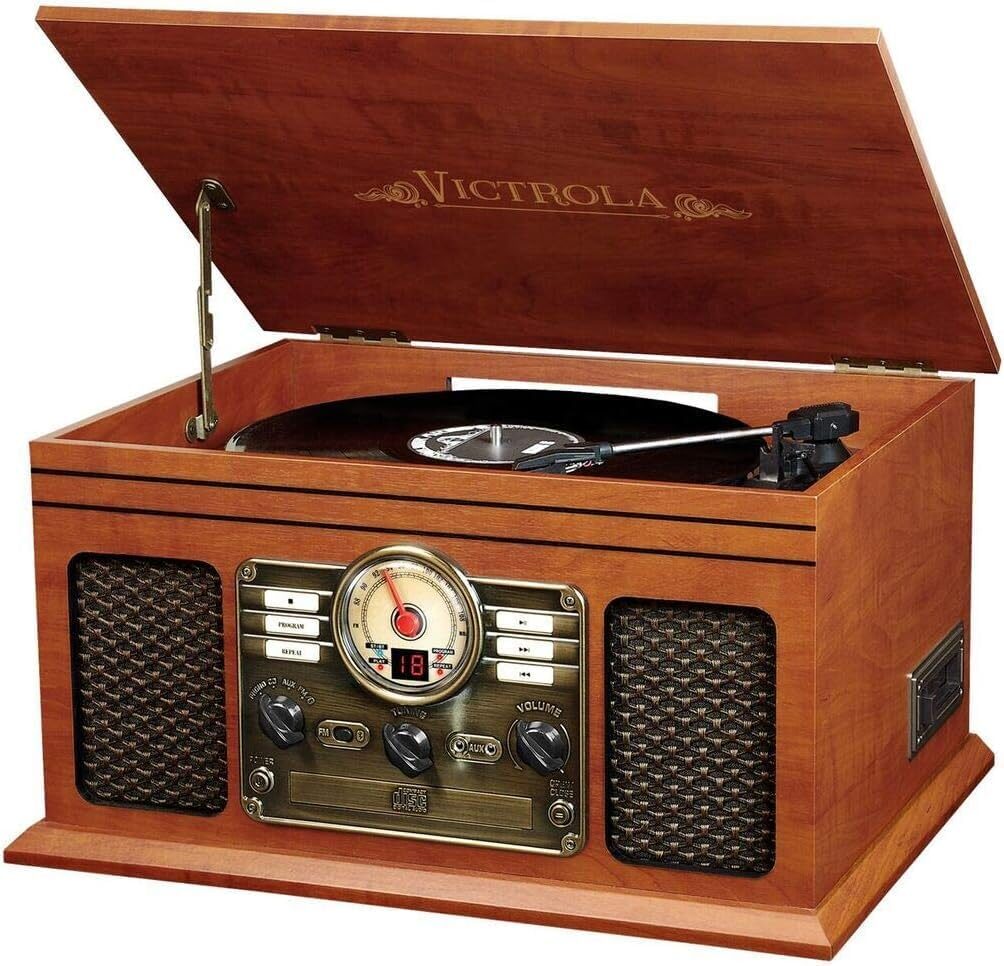Victrola Nostalgic 6-in-1 Bluetooth Record Player