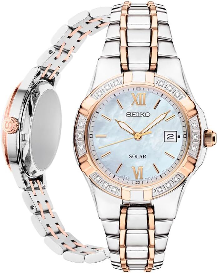 SEIKO Diamonds Mother of Pearl Watch
