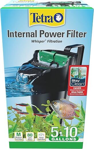 Tetra Whisper Internal Power Filter 5-10 Gallons