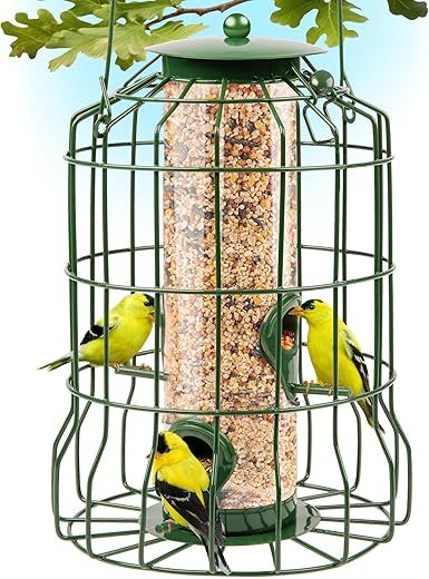 Gray Bunny Wild Bird Feeder Squirrel Proof, 1.25 lb