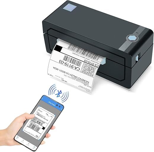 JADENS Wireless 4×6 Bluetooth Thermal Label Printer
