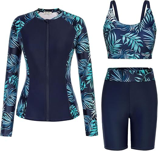 GRACE KARIN 3 Piece Rash Guard Swimsuit