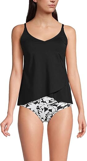 Lands’ End Chlorine Resistant Tankini Top