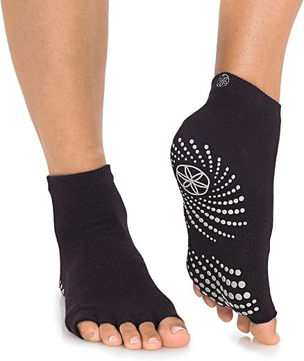 Gaiam Women’s Toeless Yoga Socks