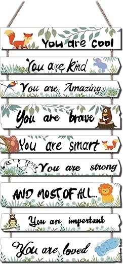 JEVUVU Woodland Nursery Jungle Safari Animal Decor