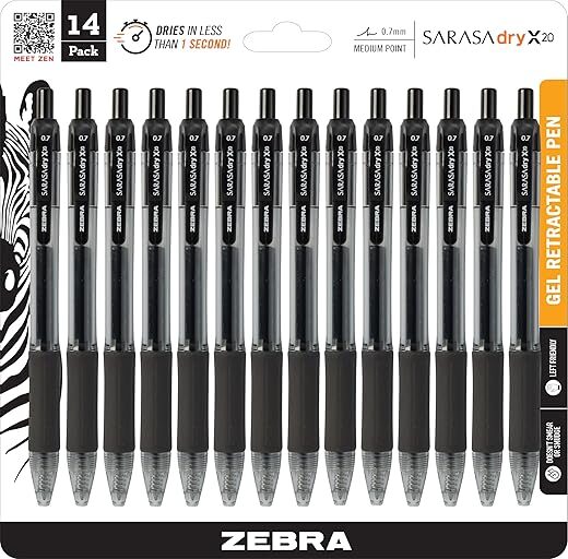 Zebra Pen Zebra Premium Gel Pens – Sarasa Dry X20